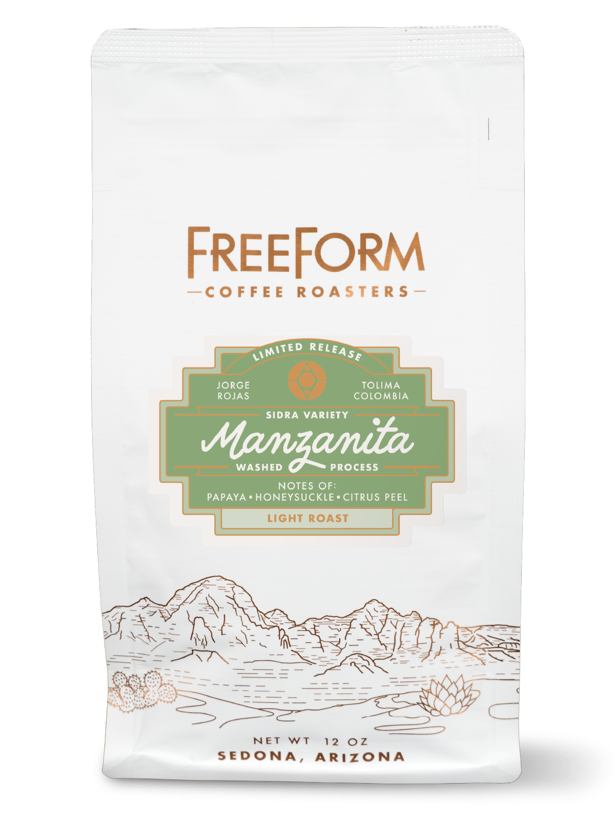 Manzanita by Jorge Rojas, Washed Sidra from Tolima, Colombia