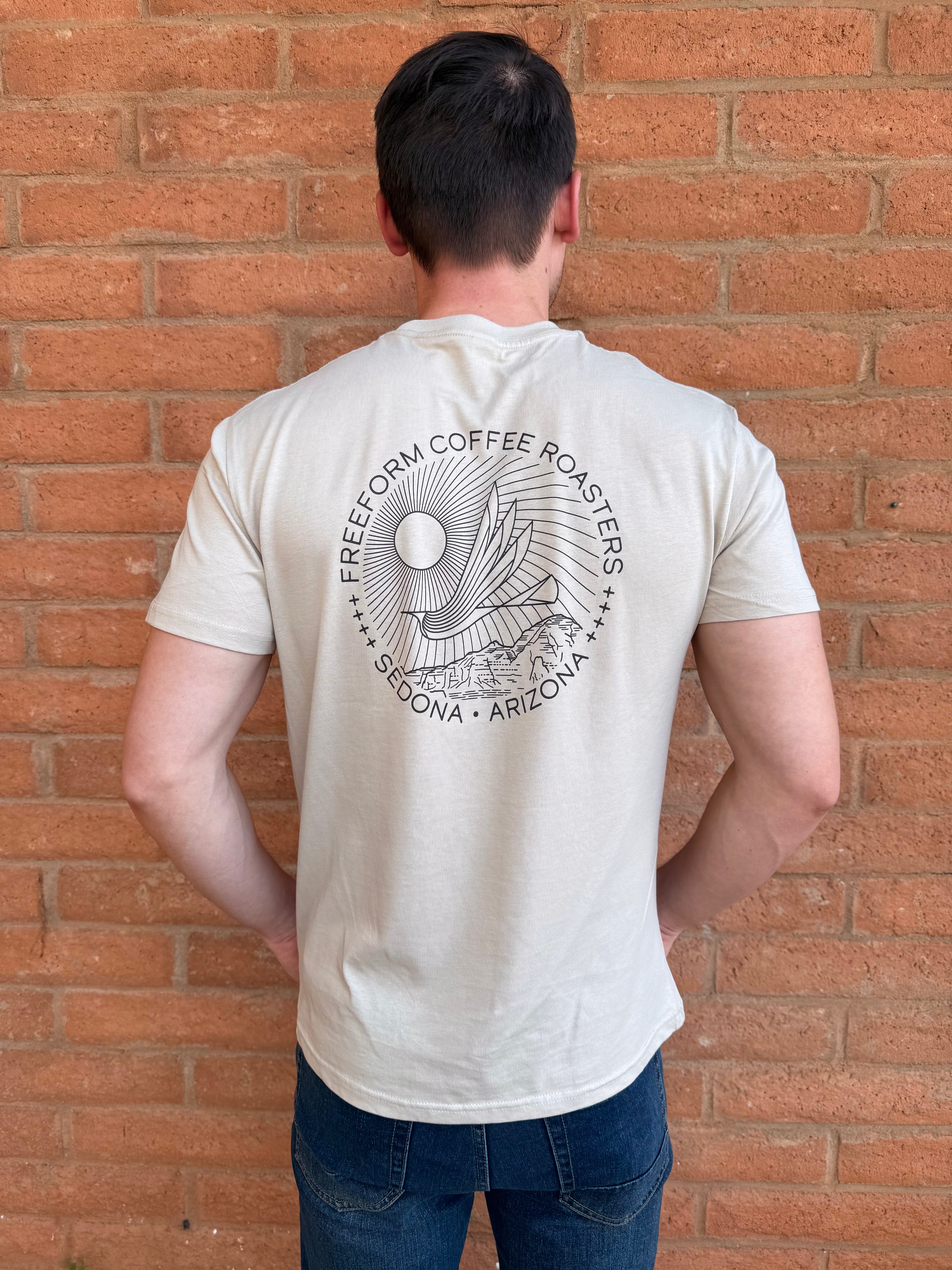 FreeForm Logo/Bird Tee - Bone