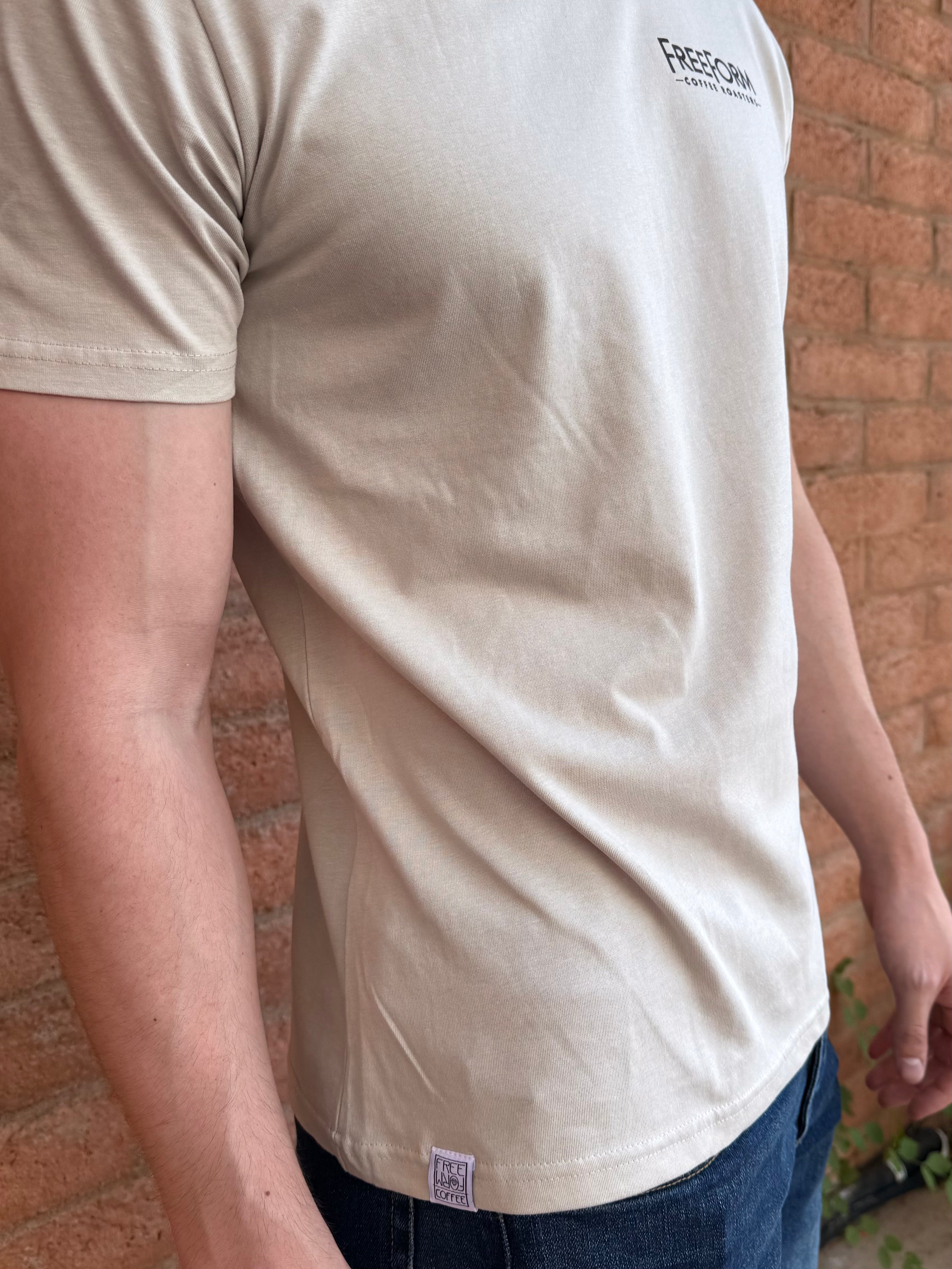 FreeForm Logo/Bird Tee - Bone