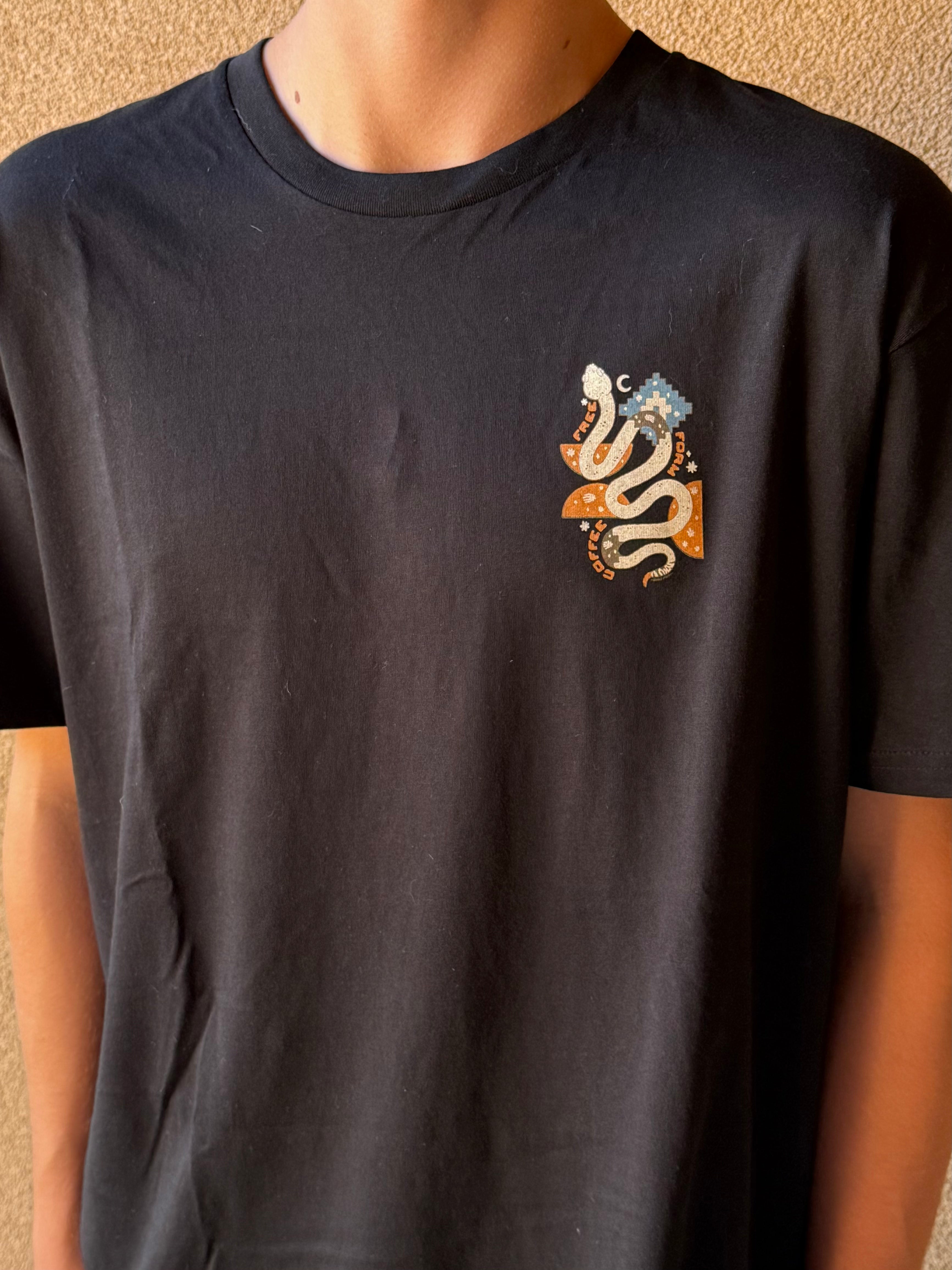 FreeForm x Ghost Ponyy Snake Tee - Black