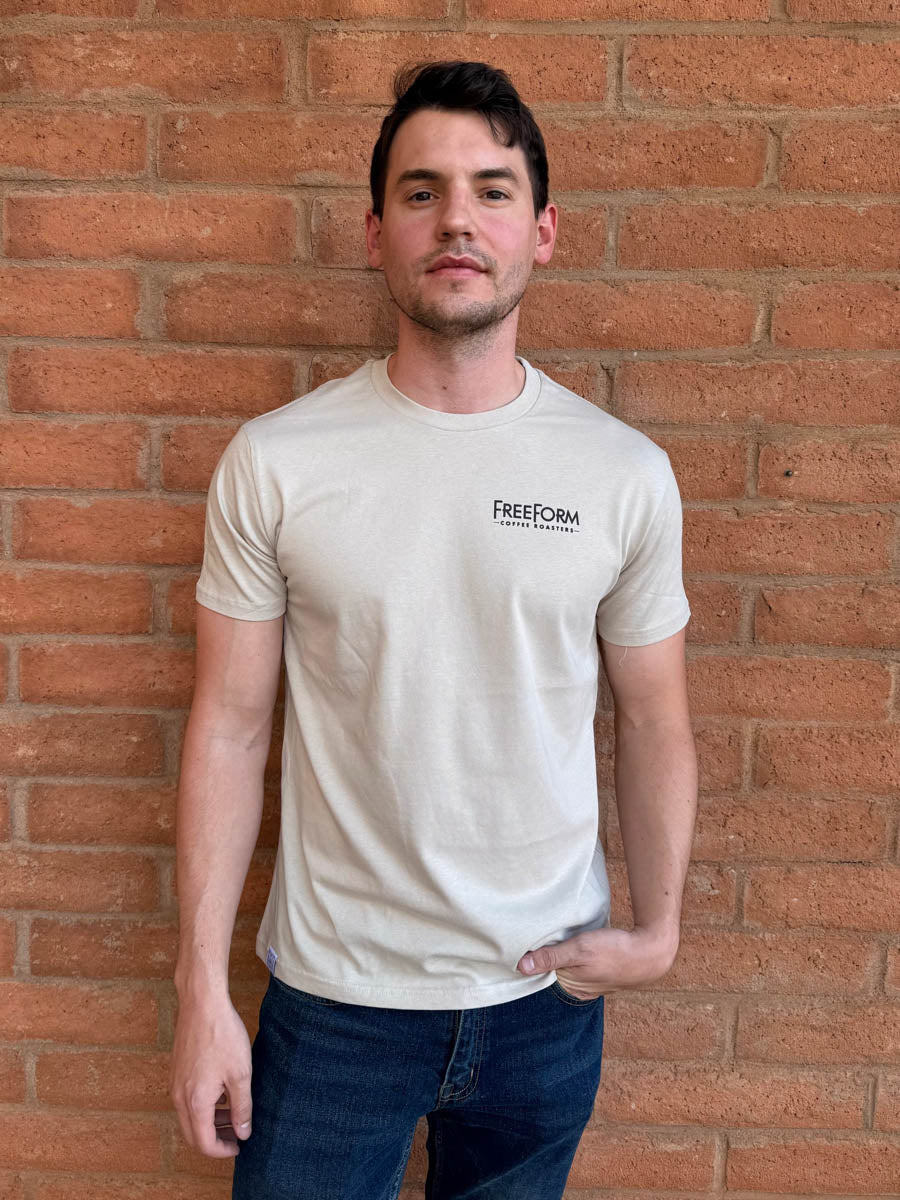 FreeForm Logo/Bird Tee - Bone