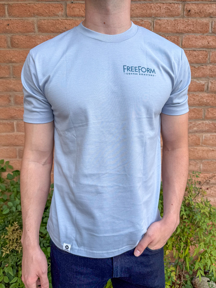 FreeForm Logo/Bird Tee - Powder Blue