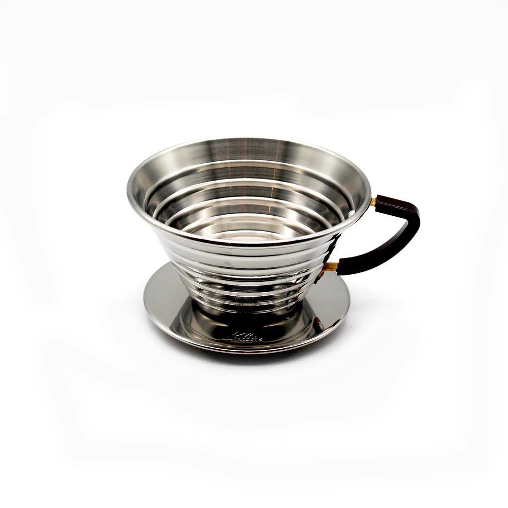Kalita Wave 185 Dripper, Stainless Steel
