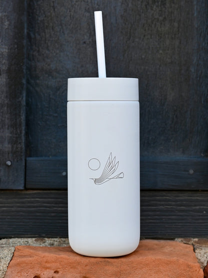 Carter Cold Tumbler - White, 16oz