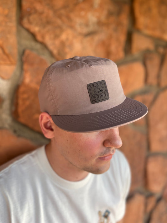 FreeForm Cap with Leather Patch - Dusty Rose
