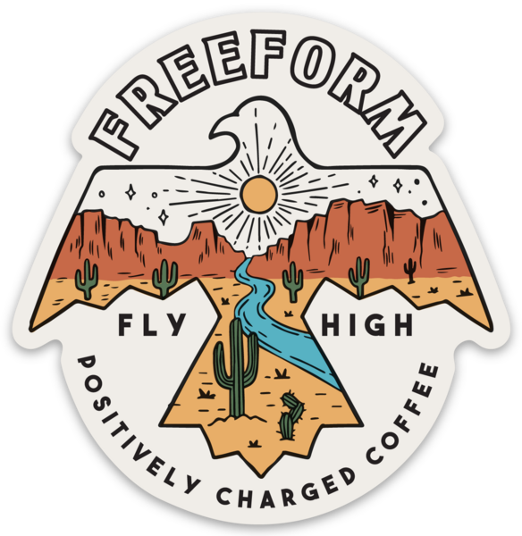 FreeForm "Fly High" Sticker