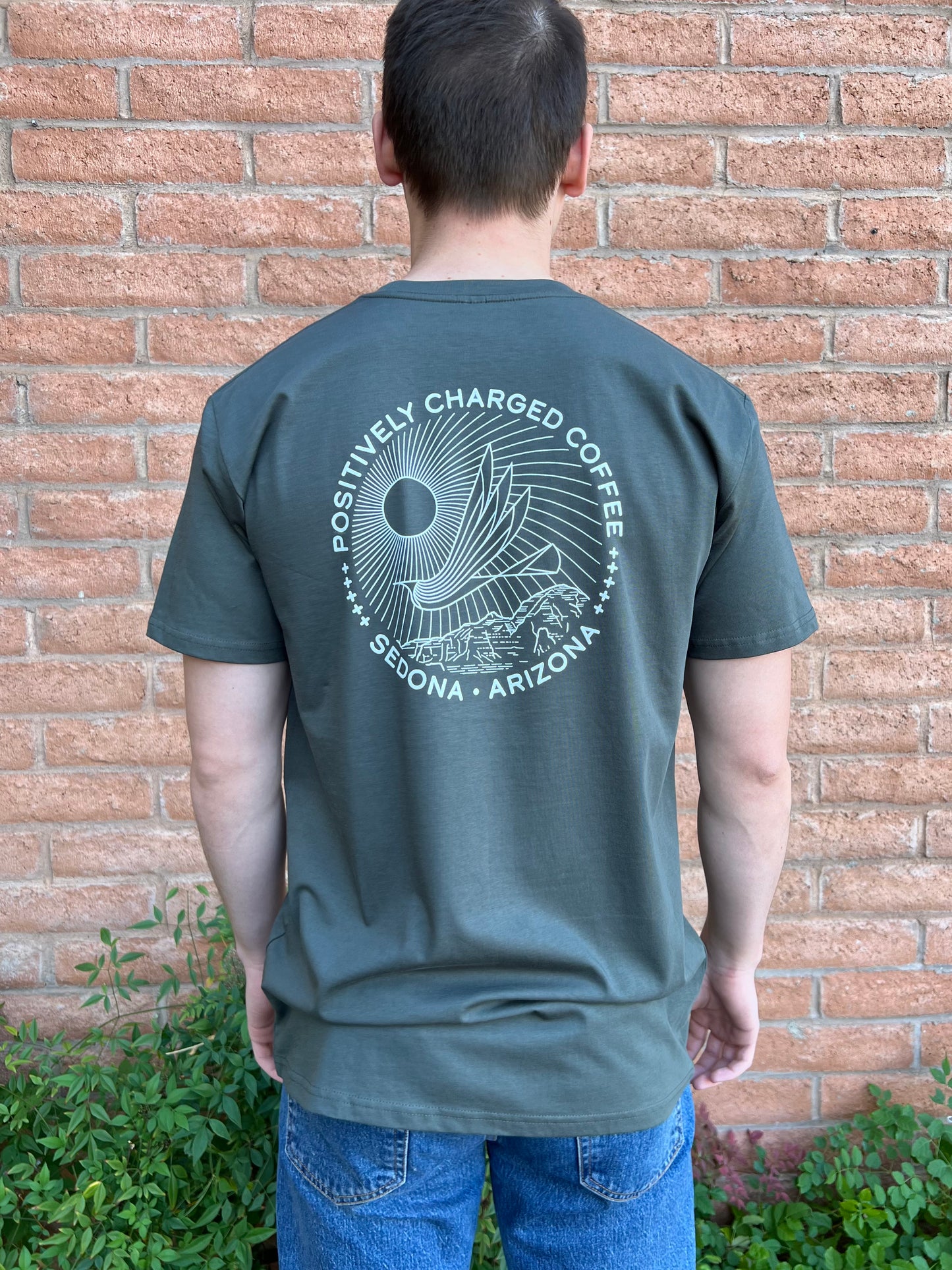 FreeForm Tee - Positively Charged Coffee, Charcoal