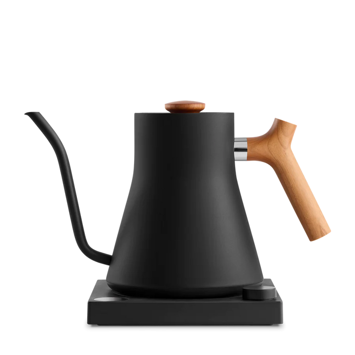 Fellow Stagg EKG Electric Pour Over Kettle - Matte Black & Cherry
