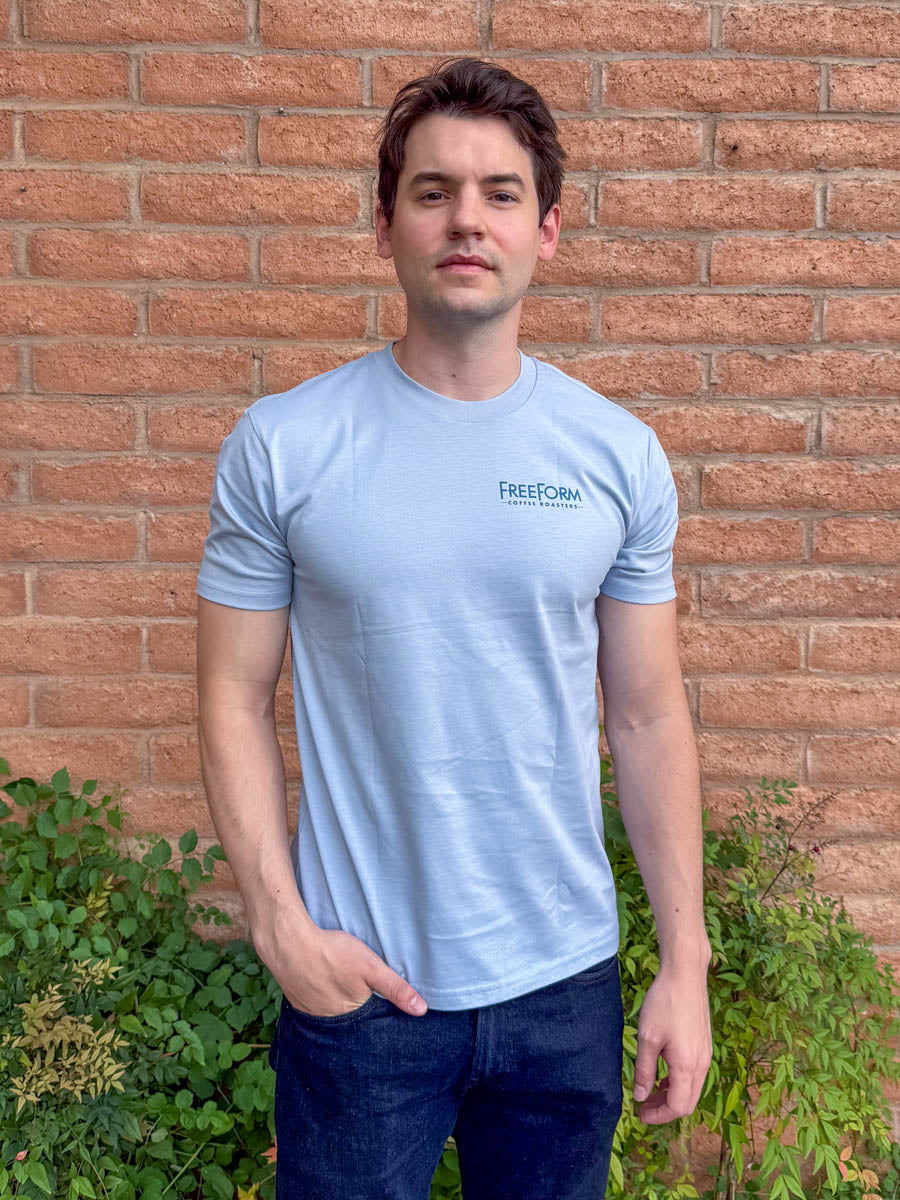 FreeForm Logo/Bird Tee - Powder Blue