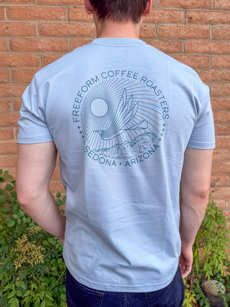 FreeForm Logo/Bird Tee - Powder Blue