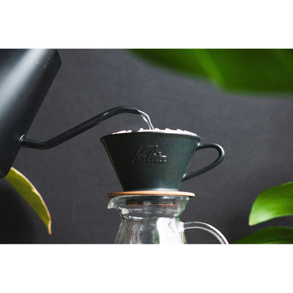 Kalita MINO Ceramic Dripper 185 - Sand Black