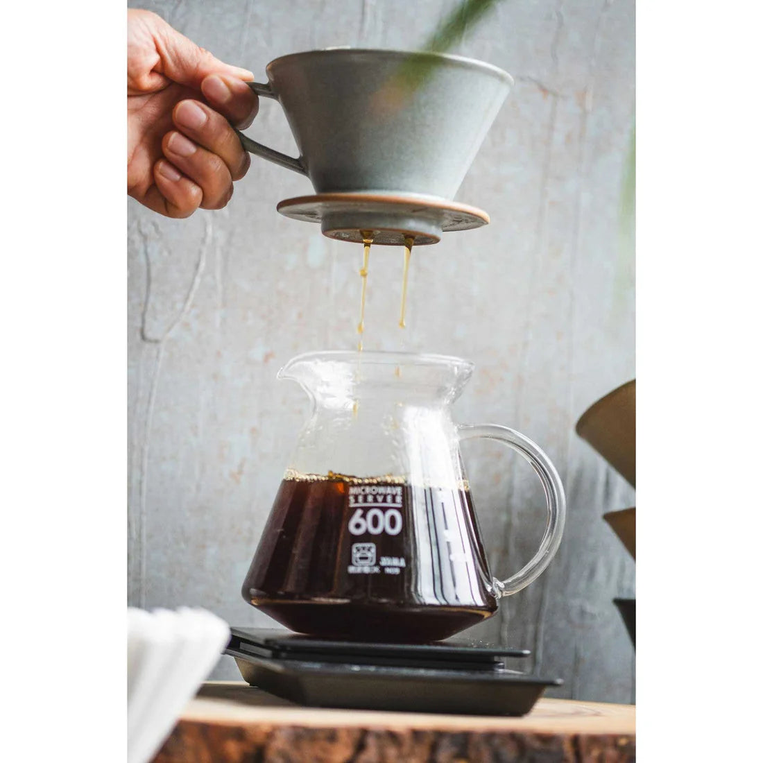 Kalita MINO Ceramic Dripper 185 - Sand Gray