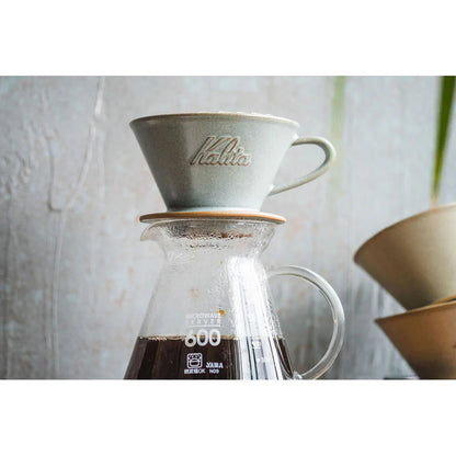 Kalita MINO Ceramic Dripper 185 - Sand Gray