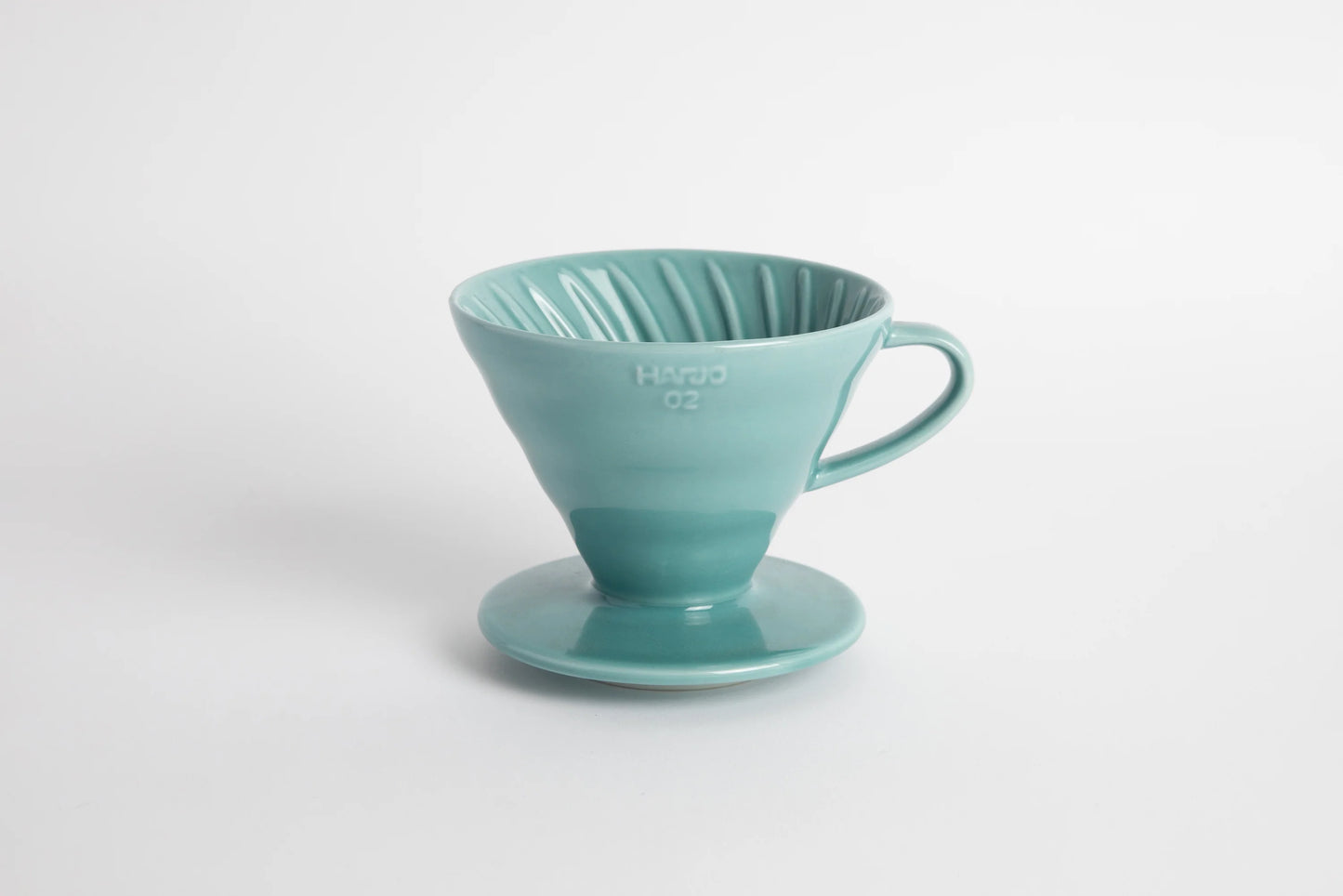 Hario V60-02 Ceramic Coffee Dripper - Turquoise