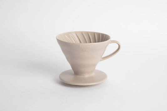 Hario V60-02 Ceramic Coffee Dripper - Dune